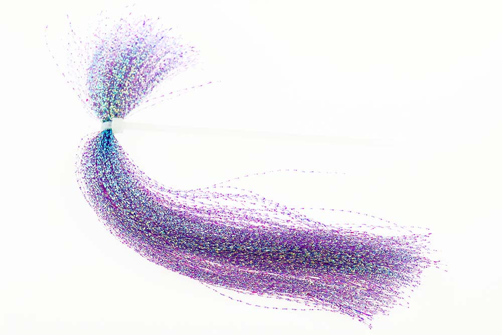 Crystal Mirror Flash Purple Lilla Fluebinding Cascade