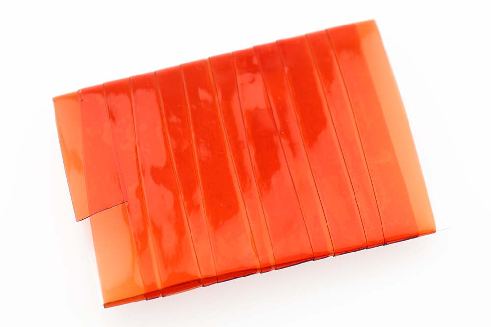 Stretch Glass 10 mm - Burnt Orange