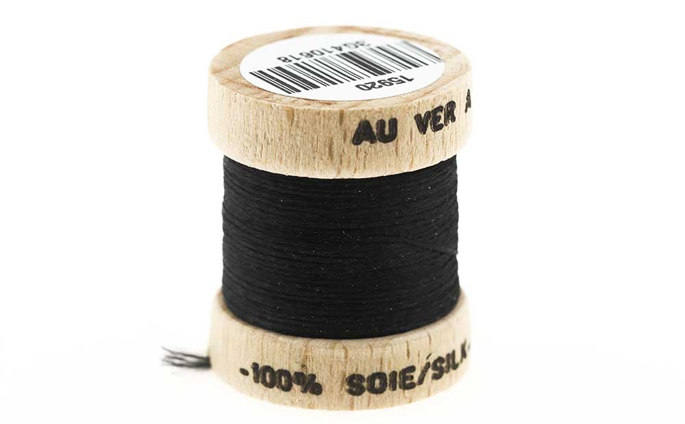 100% Pure French Silk - Black 