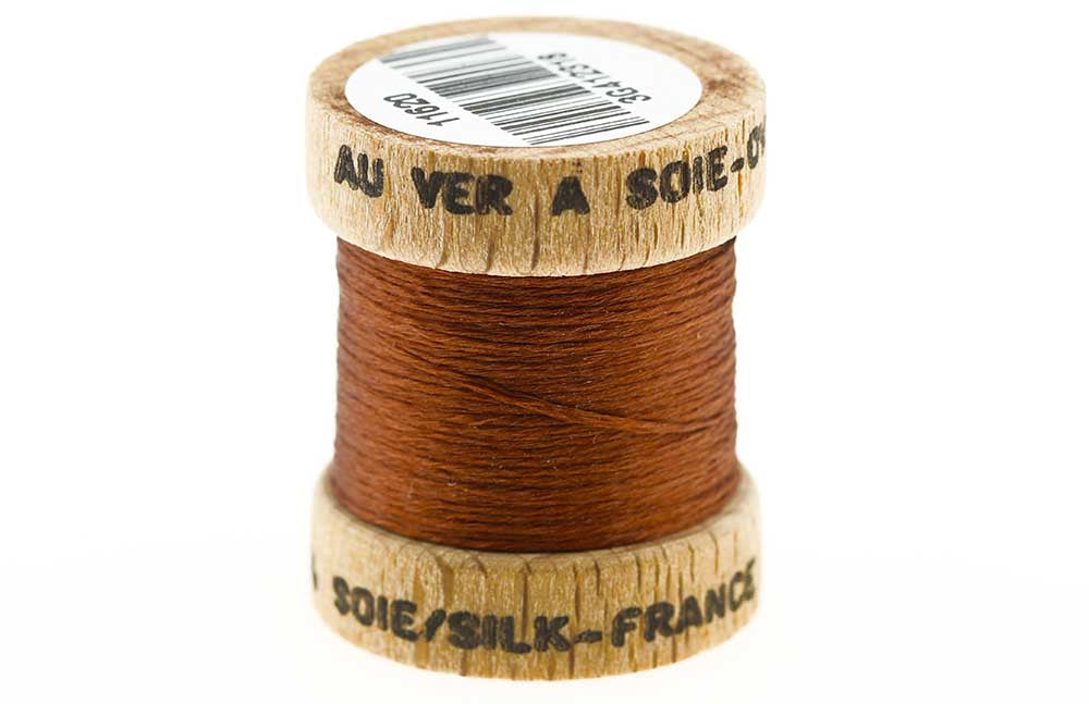 100% Pure French Silk - Brown