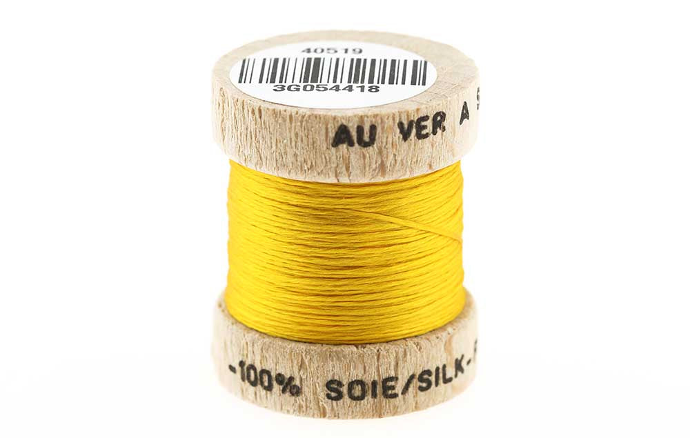 100% Pure French Silk - Warm Yellow