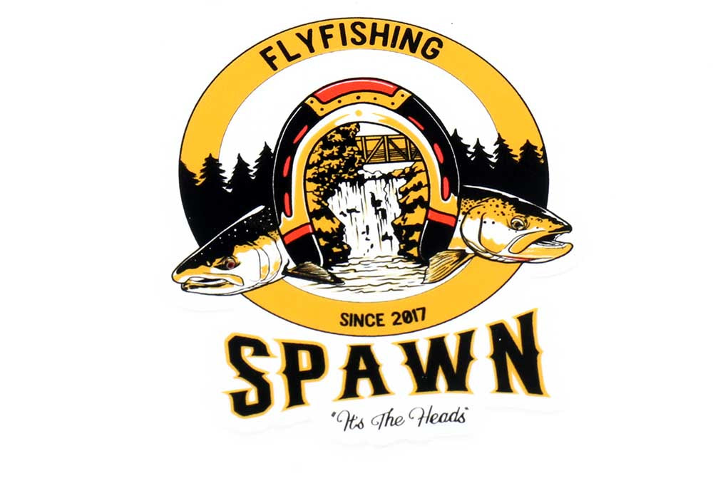 Spawn Sticker - Flyfishin 6 x 7 cm