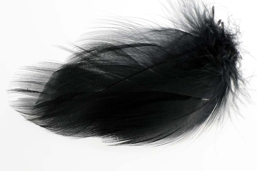 Mallard Duck Flank Large Selected - Black