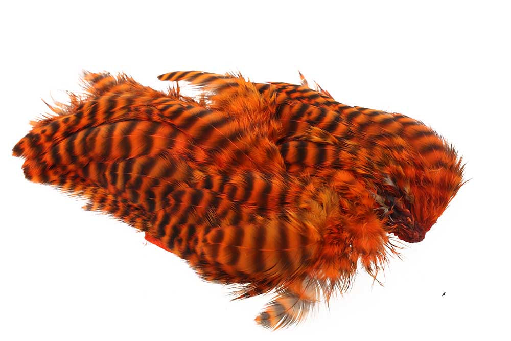 Soft hackles - Grizzly Hot Orange