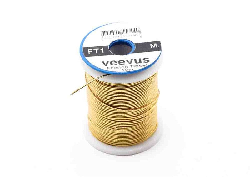 Veevus French Oval Tinsel - Gold