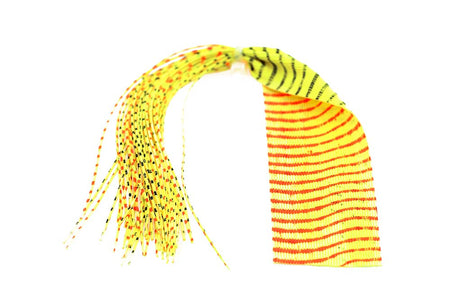 You added <b><u>Barred Round Rubber Legs - Orange/Yellow/Black</u></b> to basket.