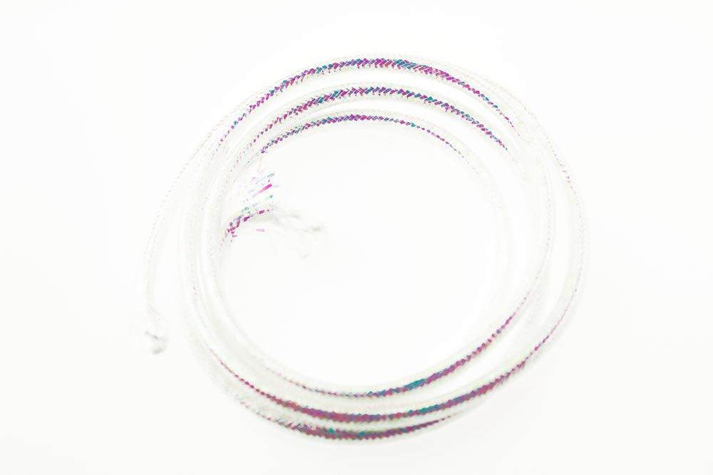Minnow Body Mylar Tubing - Pearltone (M)