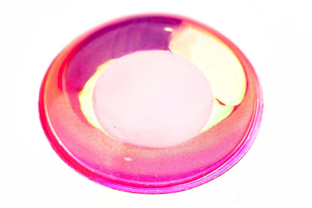 Fl. eyes - Fl. Pink/White pupil 10 mm