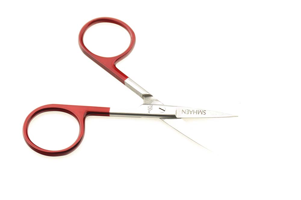 Scissor straight 4,5" tungsten carbide - Red