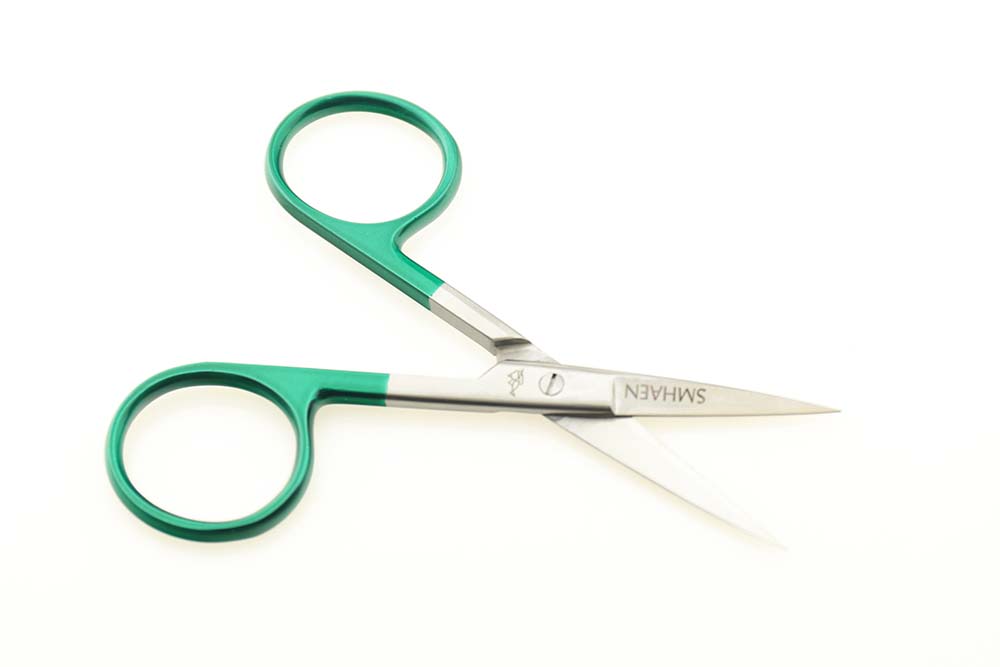 Scissor straight 4,5" tungsten carbide heavy - Green