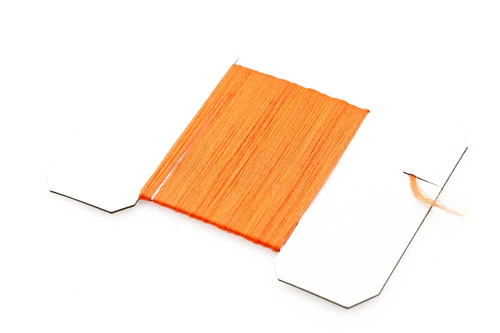 Antron Yarn Card - Fl. Orange