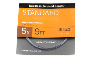 Tiemco Akron Standard Nylon Leader - 9 Ft