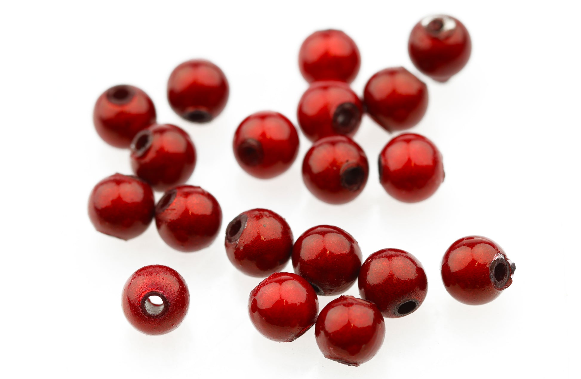 Proeye 3D Poly Beads 6mm - Red