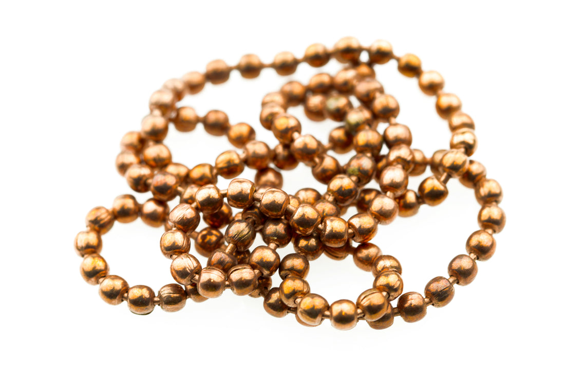 Kuglekæde Øjne - Copper