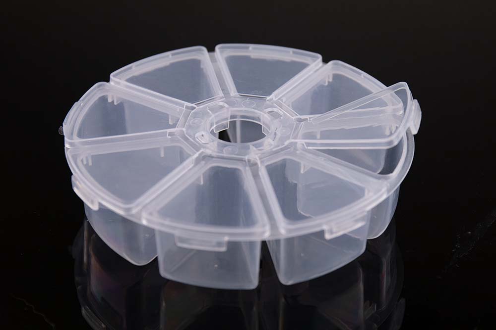 Dispenser boks - Rund 8 rum