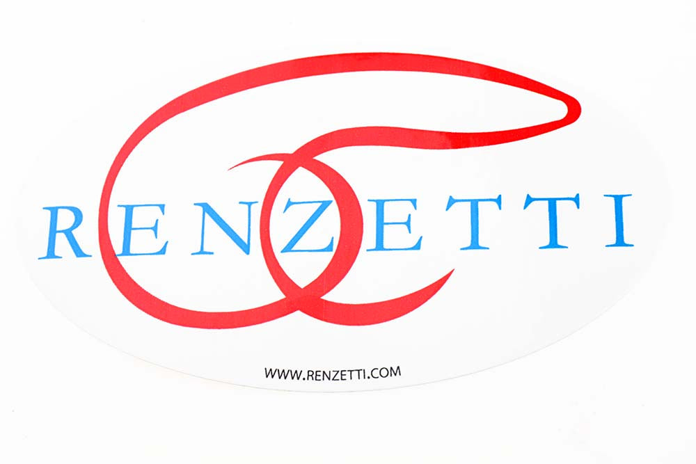 Renzetti - Sticker/klistermærke - Oval 12 x 7 cm