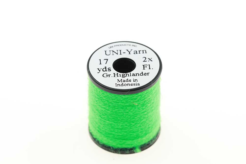 UNI Yarn - Fluo. Green Highlander