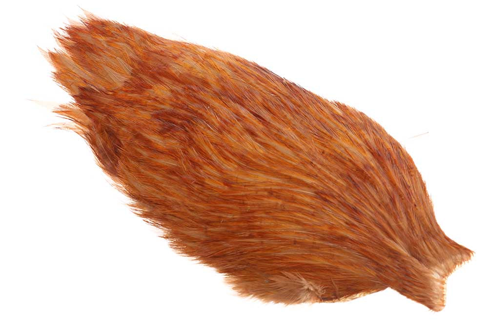 Whiting American Rooster Cape - Dyed Brown