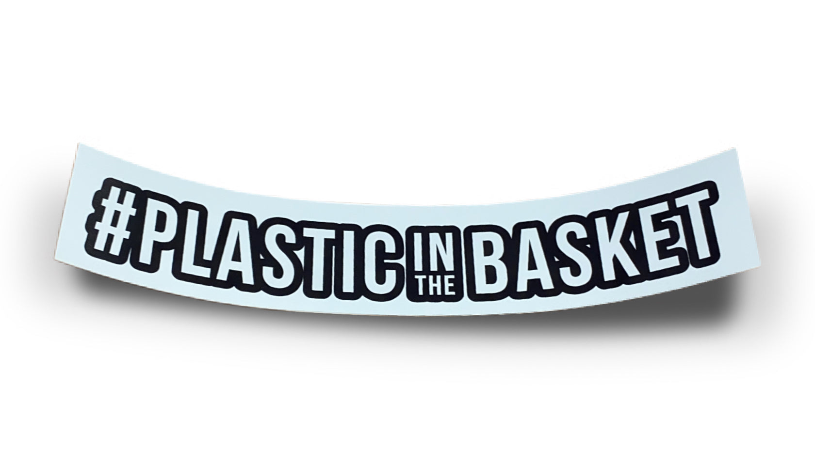 Plastic In The Basket Sticker