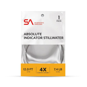 You added <b><u>Scientific Anglers Absolute Indicator/Stillwater Leader 12'</u></b> to basket.