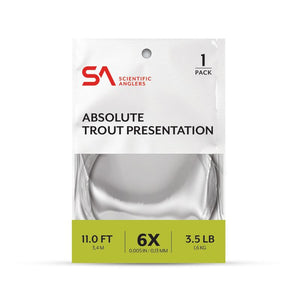 You added <b><u>Scientific Anglers Absolute Trout Presentation Leader 14'</u></b> to basket.