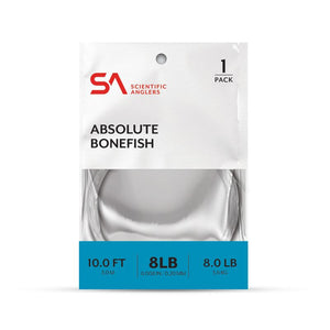 You added <b><u>Scientific Anglers Absolute Bonefish Leader 10'</u></b> to basket.