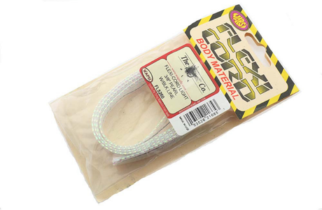 Du tilføjede <b><u>Flexi cord - Pearl/silver ( 1/4 inch 6 mm)</u></b> til kurven.