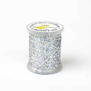 French Mini Flatbraid - Holo Silver