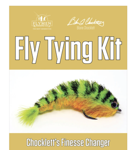 Du tilføjede <b><u>Fly Tying Kit: Chocklett's Finesse Changer</u></b> til kurven.