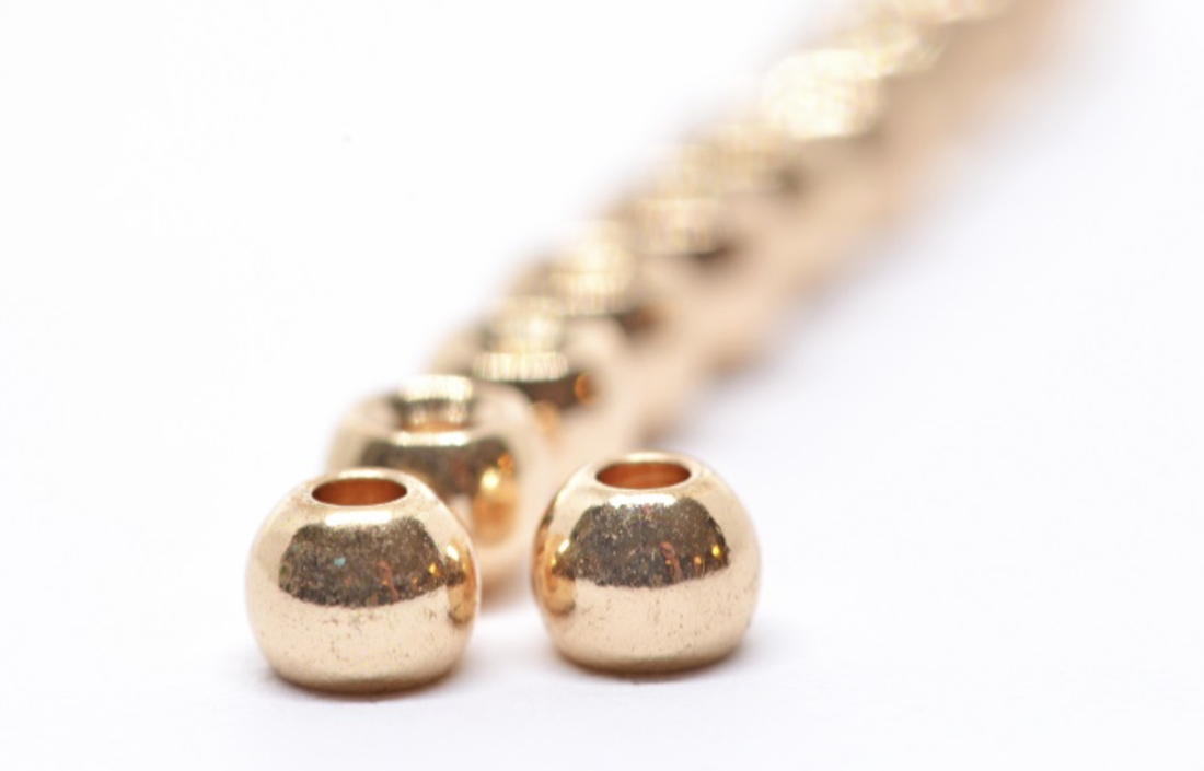 Futurefly Brass Beads - Gold