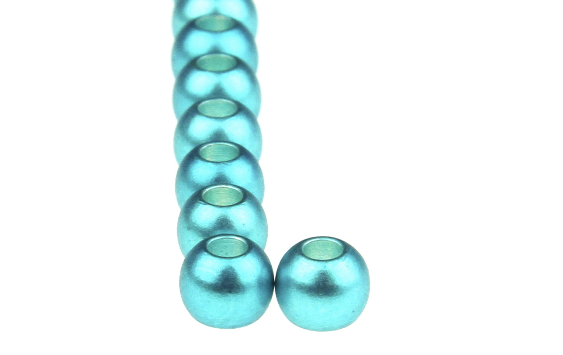 Futurefly Brass Beads - Metallic Blue