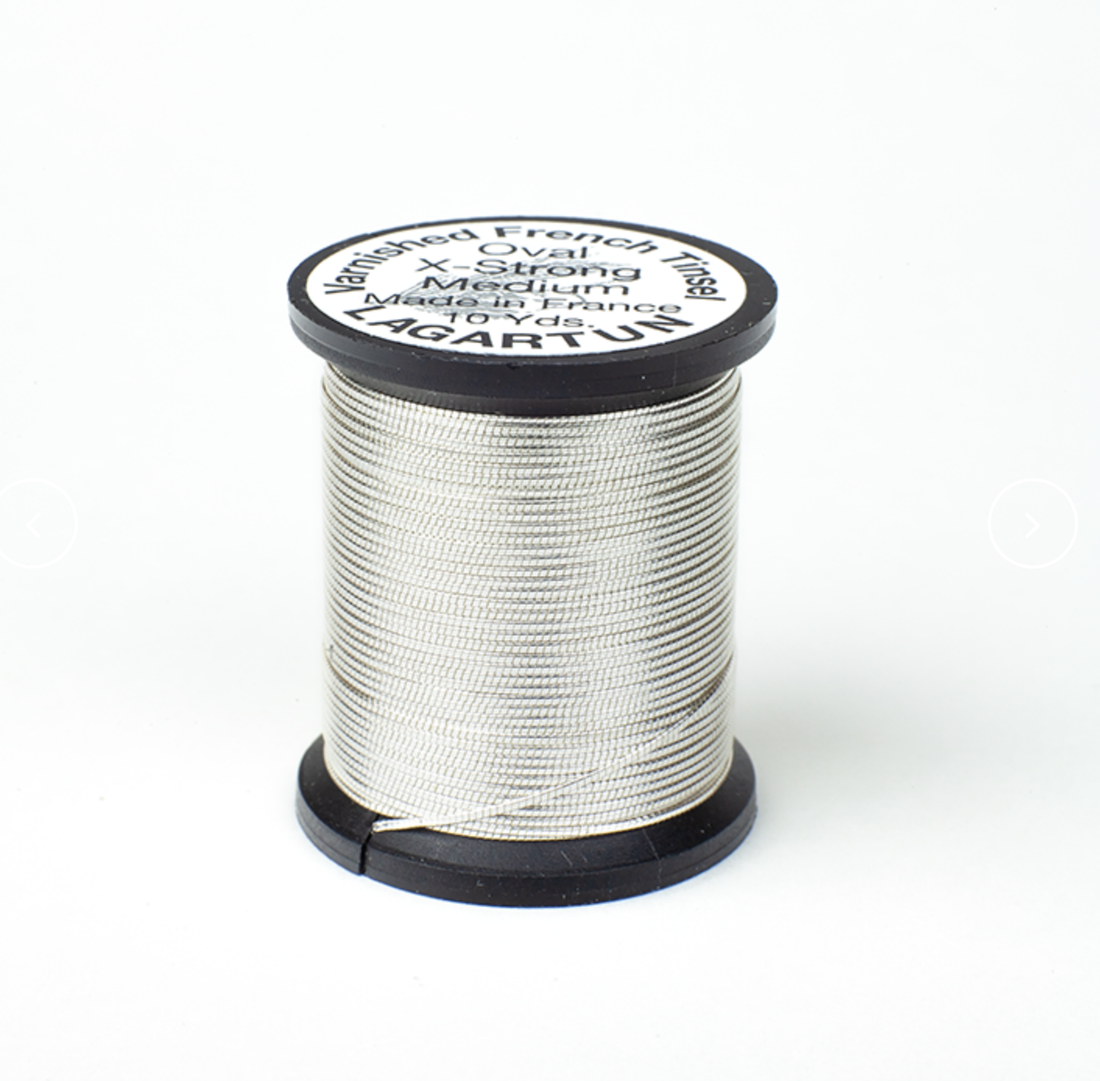 Lagartun Metal Oval Tinsel - Silver