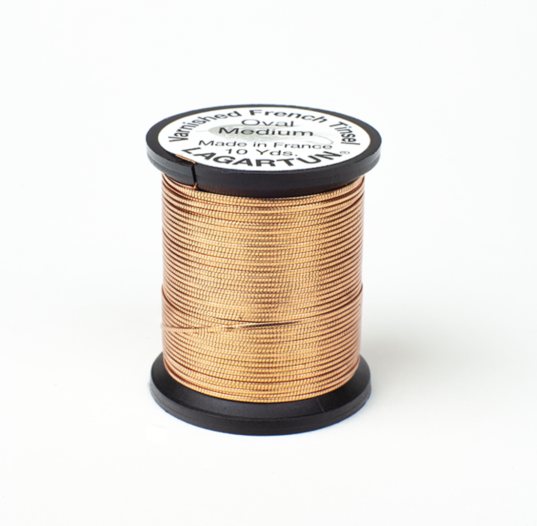 Lagartun Metal Oval Tinsel - Copper