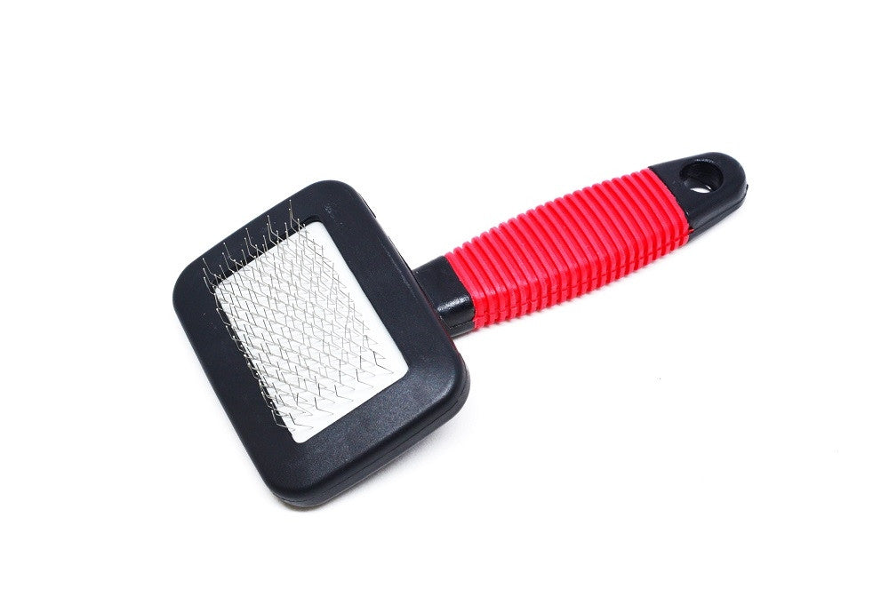 Futurefly Skin&Hair Brush w/soft grip - Black/Red