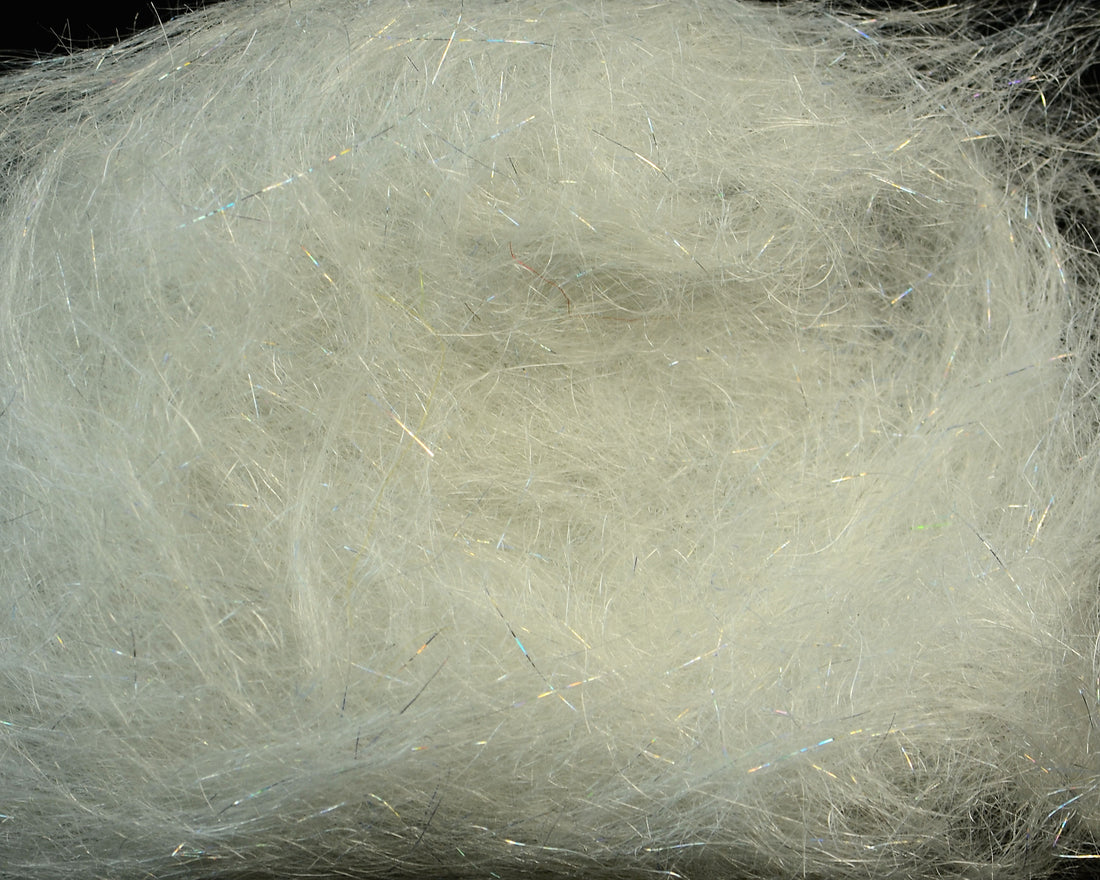 Spawn's Simi Seal Dubbing - White / Silver