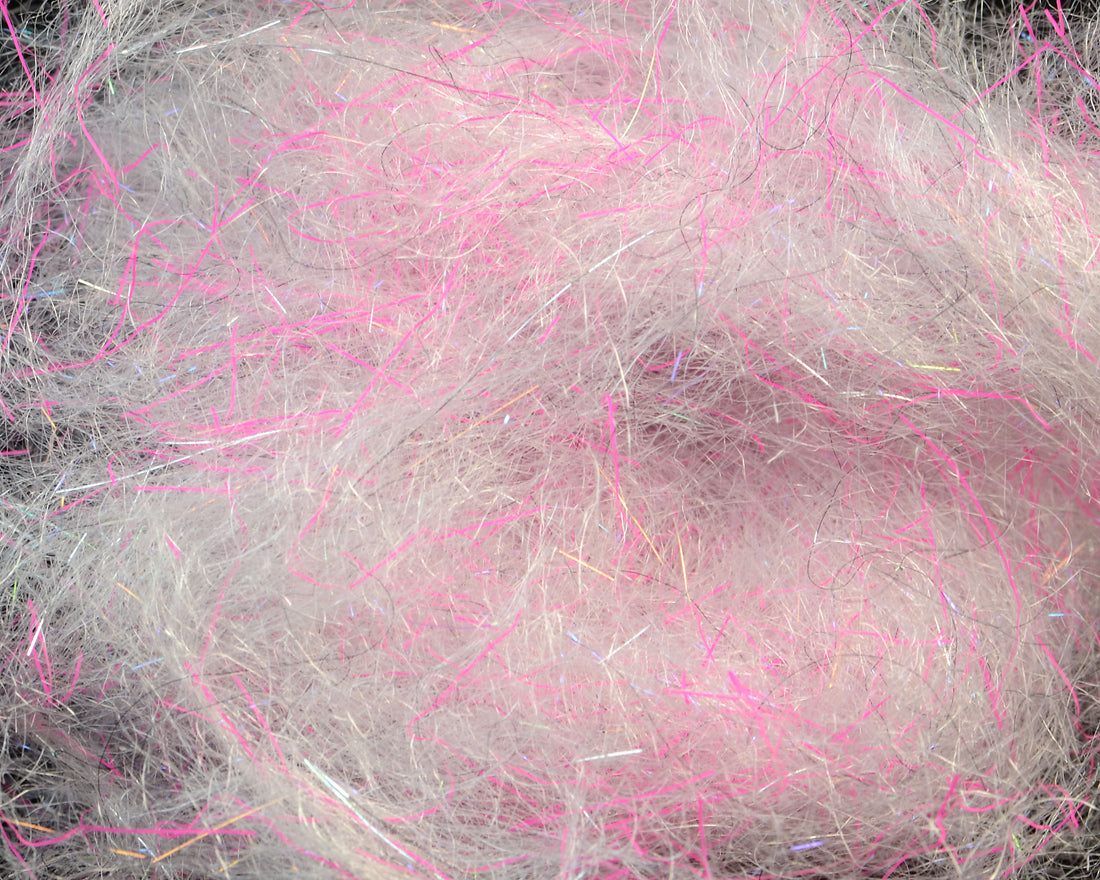 Spawn's Mega Simi Seal Dubbing - UV Pink Steel