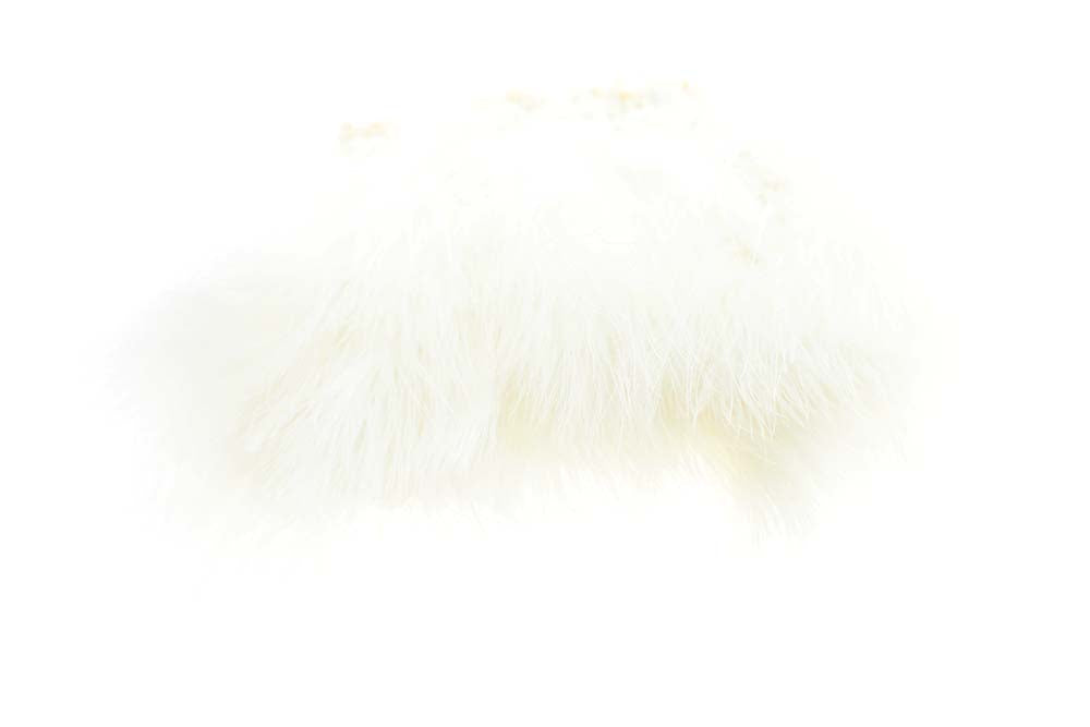 Strung/Blood Quill Marabou - White