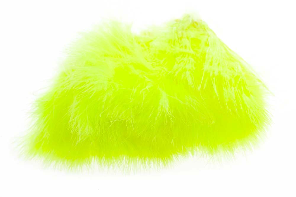 Select Marabou Plumes - Fl.Yellow