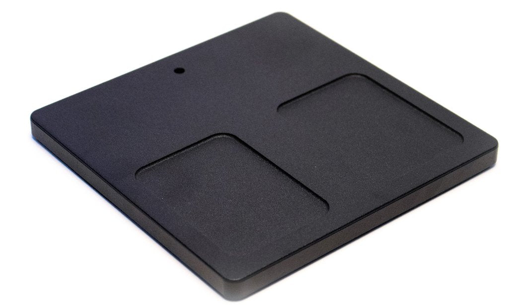 Renzetti - 6" x 6" Pedestal base with protective pad, black powder coated