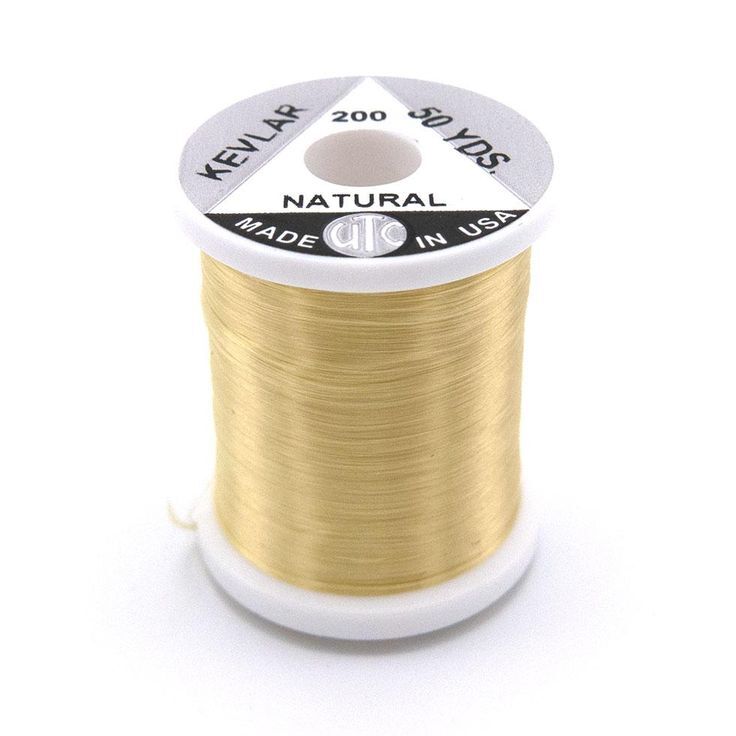 Wapsi UTC Kevlar Thread, Natural Yellow, 200 denier, 50-yard spool