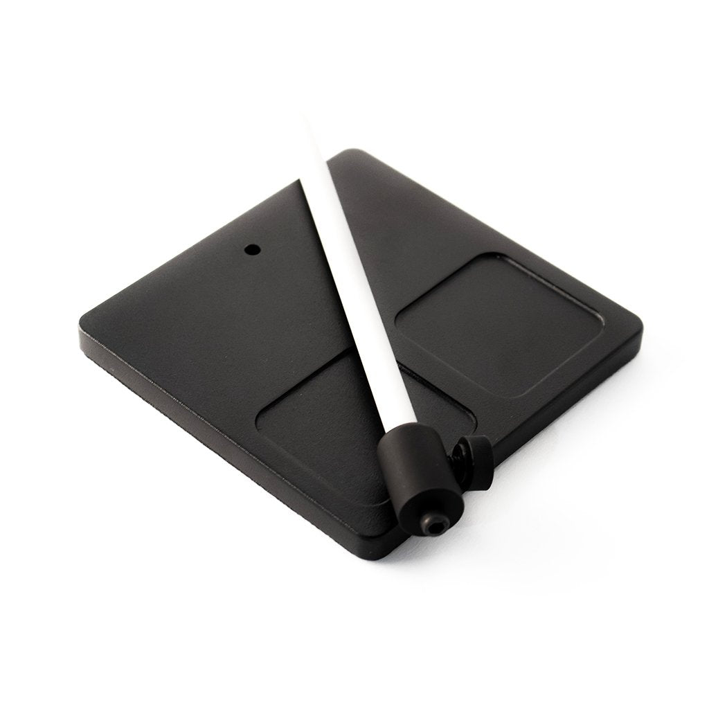 Renzetti - Pedestal Base w/7" Clear ann. stem &amp; stem support - Traveler &amp; Tube Vises